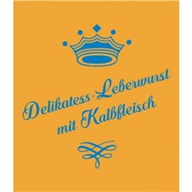 Nalo-Top gold 45(48)/16,7m gerafft Krone-Delikatess Leberwurst m. Kalbfleisch / 1-fbg Produktbild