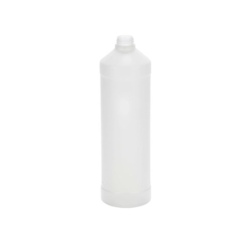 Flasche 1000 ml ohne Sprühkopf HDPE, zylindrisch Produktbild 0 L