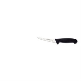 Giesser-Ausbeinmesser m. Kullenschliff, schwarz 2505 wwl/13, gebogen, semiflex Produktbild