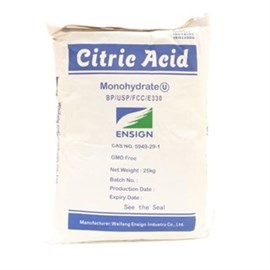 Zitronensäure, monohydrat Sack 25 kg / E-330 / Säuerungsmittel Produktbild