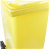 Mülltonne-Kunststoff, gelb Inh.: 240 L / fahrbar Produktbild