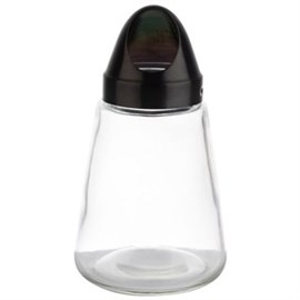Snackspender Glas, schwarz D: 8,5 cm, H: 15,5 cm Produktbild