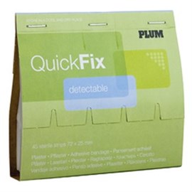 QuickFix Pflasterstreifen, kurz detektierbar, Nachfüllpack Produktbild