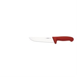 Giesser-Schlachtmesser, rot 4005/18, gerade, breit Produktbild