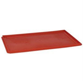 Auflagedeckel für Euro-Fleischkasten rot, für Größen E1, E2, E3 Produktbild