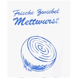 Energiedarm transparent 43/20m gerafft "Frische-Zwiebelmettwurst"/1-farbig Produktbild