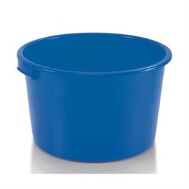 Bottich HDPE blau, rund 75 L, 51,5 cm Durchm., 53 cm hoch Produktbild
