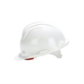 HDPE-Schutzhelm EN397 weiß, unbelüftet, 6-Punkt Produktbild