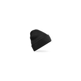 Strickmütze schwarz 100 % Acryl Produktbild