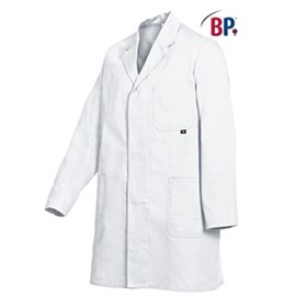 BP-Berufsmantel Basic Gr.56/58 weiß, Baumwolle, 3/4 Länge Produktbild