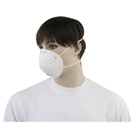 Feinstaub-Atemschutzmaske weiß ohne Ausatemventil, Schutzklasse FFP1 NR D Produktbild