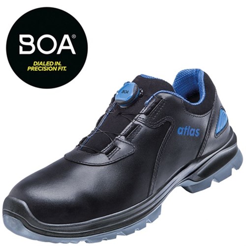 Boa Schuh flach  "Atlas" Gr. 43 "SL 9645 XP Boa",schwarz/blau, EN 345/S3 SRC/ESD Produktbild 0 L