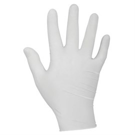 Nitril-Einweghandschuhe Gr. L weiß, puderfrei, Pack 200 St. Produktbild