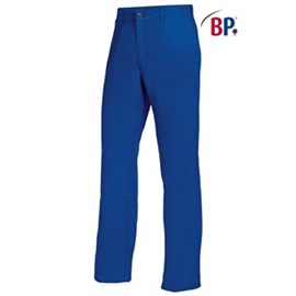 Herren-Arbeitshose BP Gr. 60 blau, 100% BW, Reißverschluss Produktbild