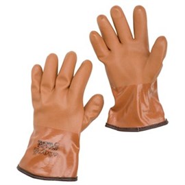 Kälteschutz-Handschuh Gr. XL rotbraun, 30 cm lang, mit Stulpe Produktbild