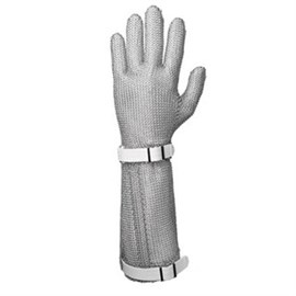 Stechschutzhandschuh Niroflex Easyfit braun/ Gr. XXS, lange Stulpe Produktbild