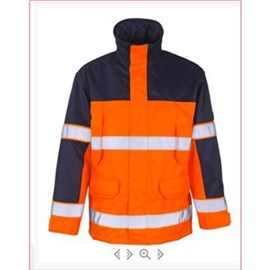 Warnschutzjacke Savona Gr. XXL orange/marine, 100% Polyester Produktbild