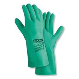 Chemikalienschutzhandschuh Nitril Gr. XXL grün, 320 mm lang Produktbild