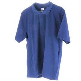 Polo-Shirt Unisex Gr. M, nachtblau Mischgewebe, 70cm Länge Produktbild