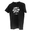 T-Shirt Gr. M schwarz Druck: Like a Rolling Stone Produktbild