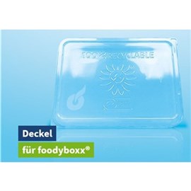 Deckel für PP-Menüschale "foodyboxx" transparent 234 x 187 x 20 mm, Kt. 300 St. Produktbild
