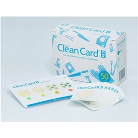 Clean Card® PRO, Pack 50 St. Abreibetest mit Farbvergleichskarte zur Auswertung Produktbild