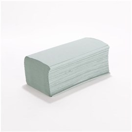 Papierfalthandtuch, grün 1-lagig, 25 x 23 cm, Kt. 5000 St. Produktbild