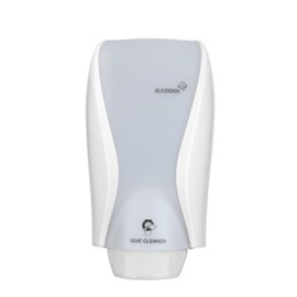 Glessdox-WC-Cleanspender, weiß B 128 x H 250 x T 107 mit Aufschäumfunktion Produktbild