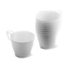 Kunststoff-Kaffeetassen weiß, 160 ml, Pack 50 St. Produktbild